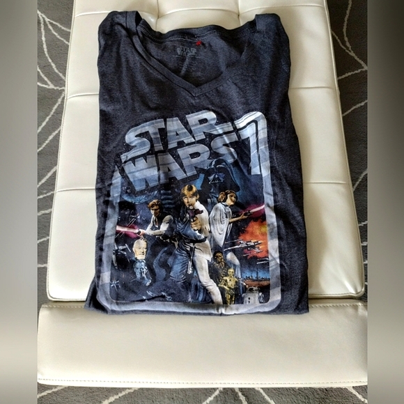 Star Wars V Neck Graphic T shirt - Picture 1 of 6